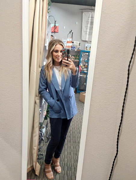 Blue blazer