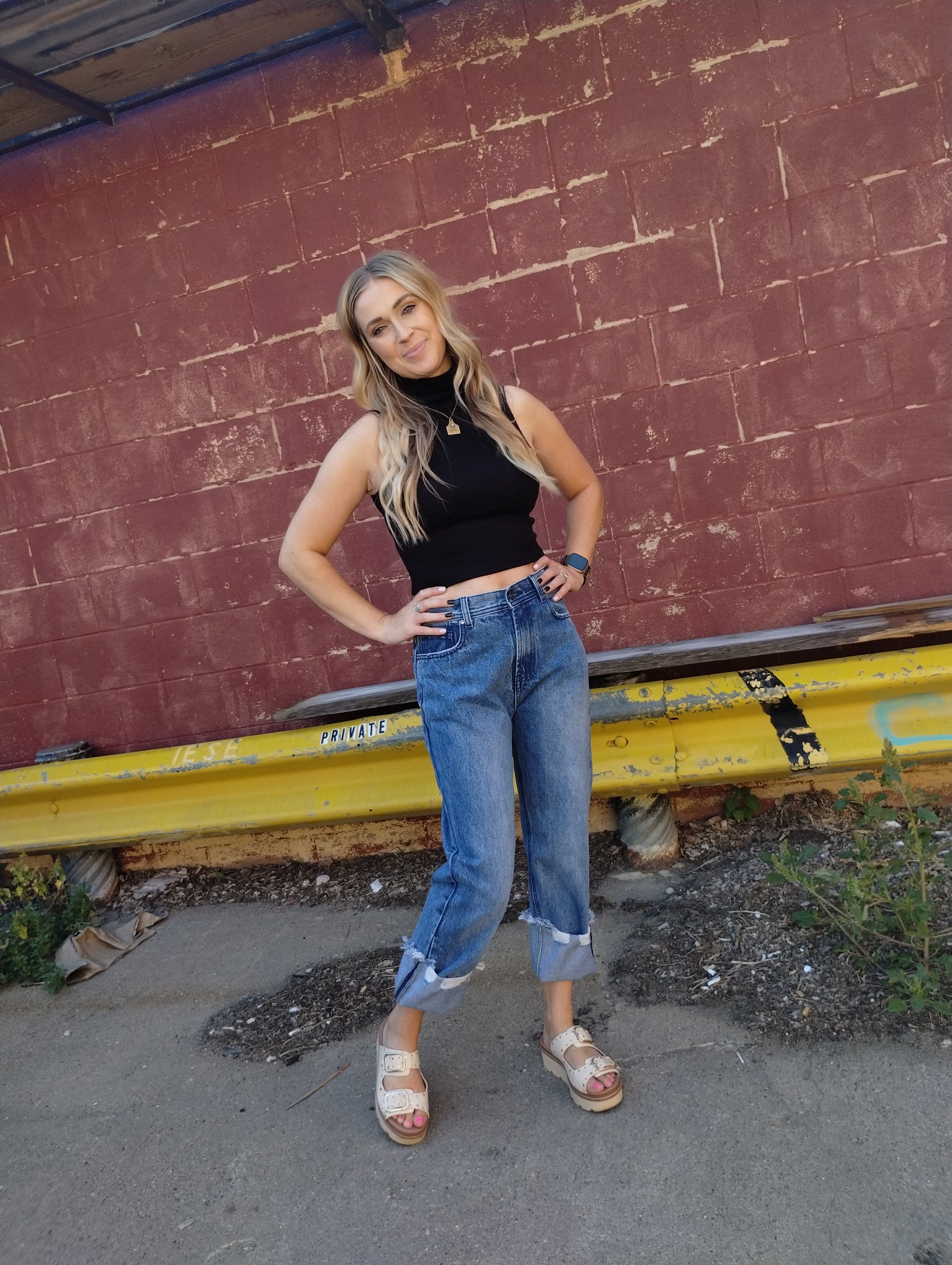 Turtle Neck Crop top