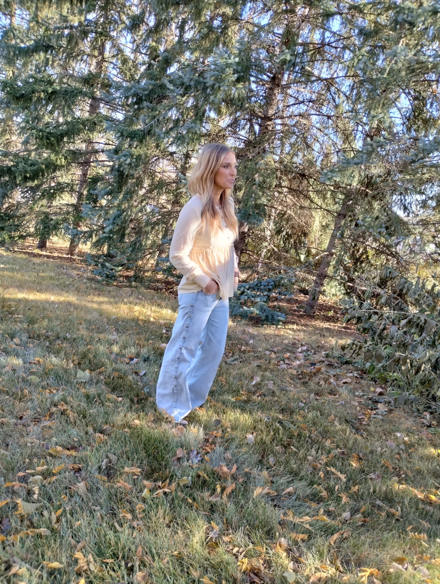 Ivory waffle knit 25% OFF!!!