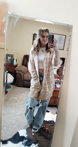 Striped Cardigan