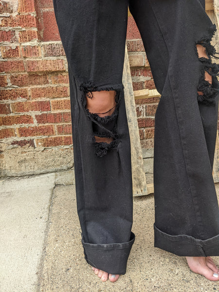SALE!!!  Black Wide Leg Jeans 70% OFF!!!!