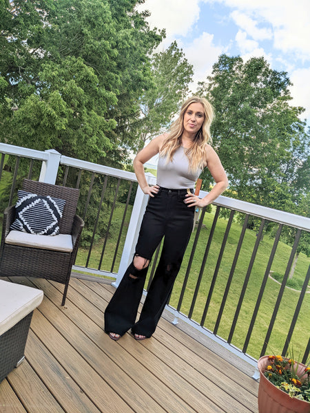 SALE!!!  Black Wide Leg Jeans 70% OFF!!!!