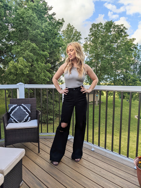 SALE!!!  Black Wide Leg Jeans 70% OFF!!!!